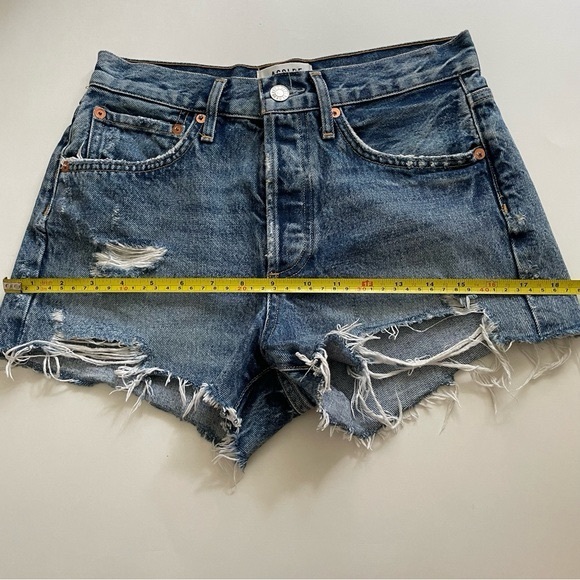 AGOLDE Parker CutOff Denim Short in Clutch - Picture 11 of 13